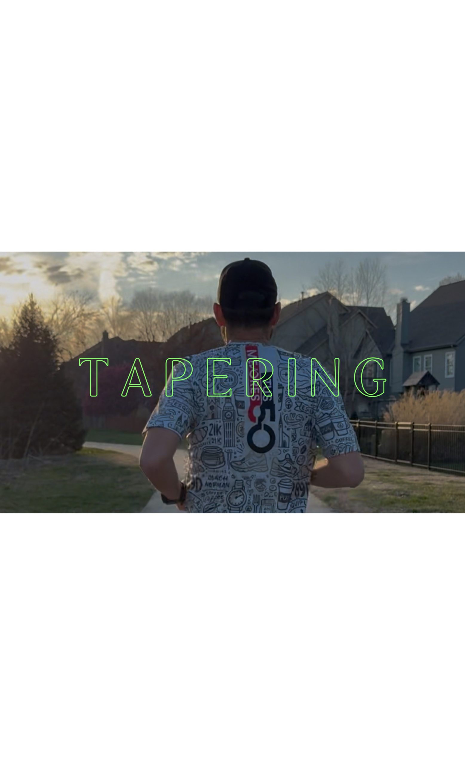 Como Manejar la Primera semana de reduccion antes de tu carrera?